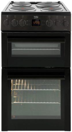 Beko - BDV555AK Double - Electric Cooker - Black